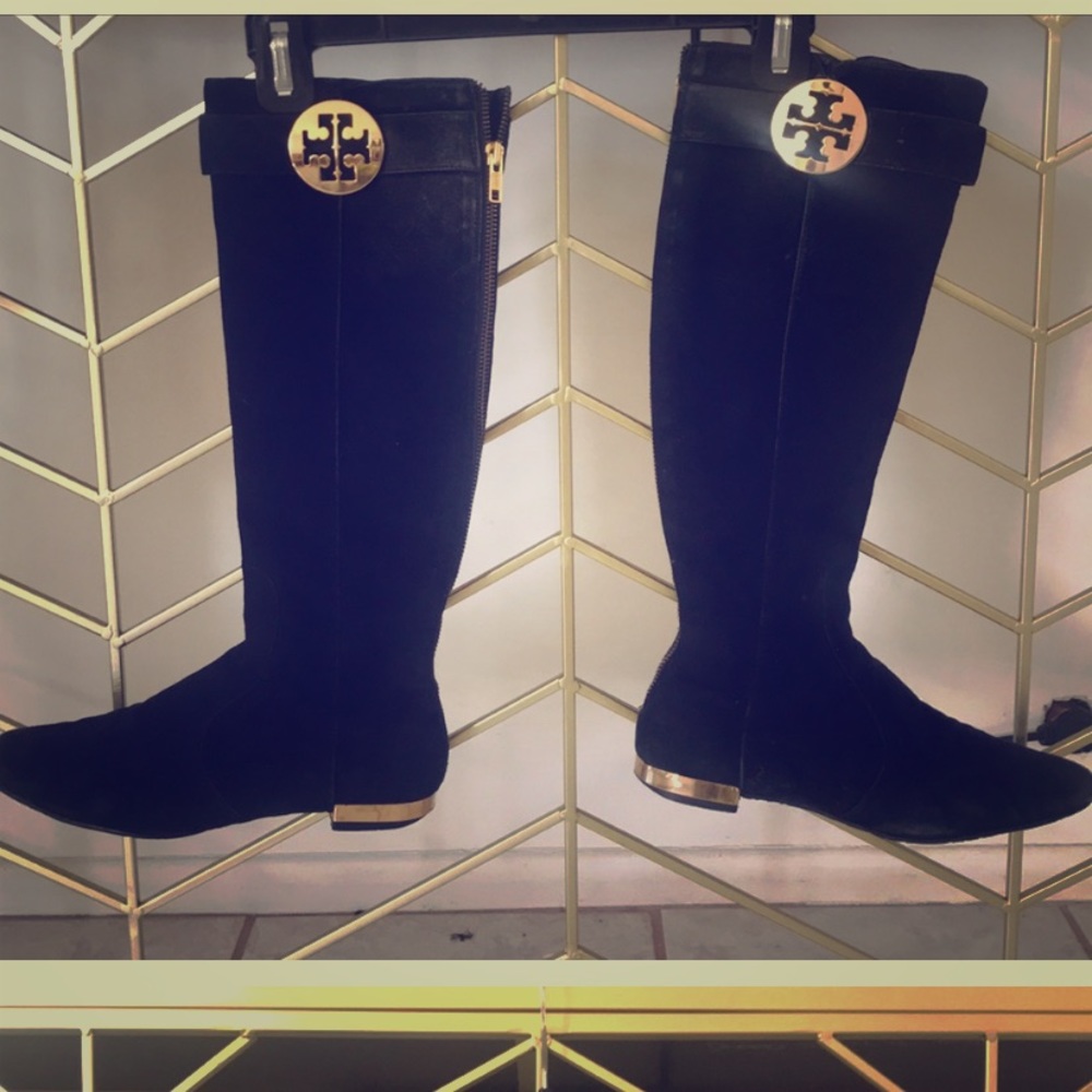 Tory Burch suede boots